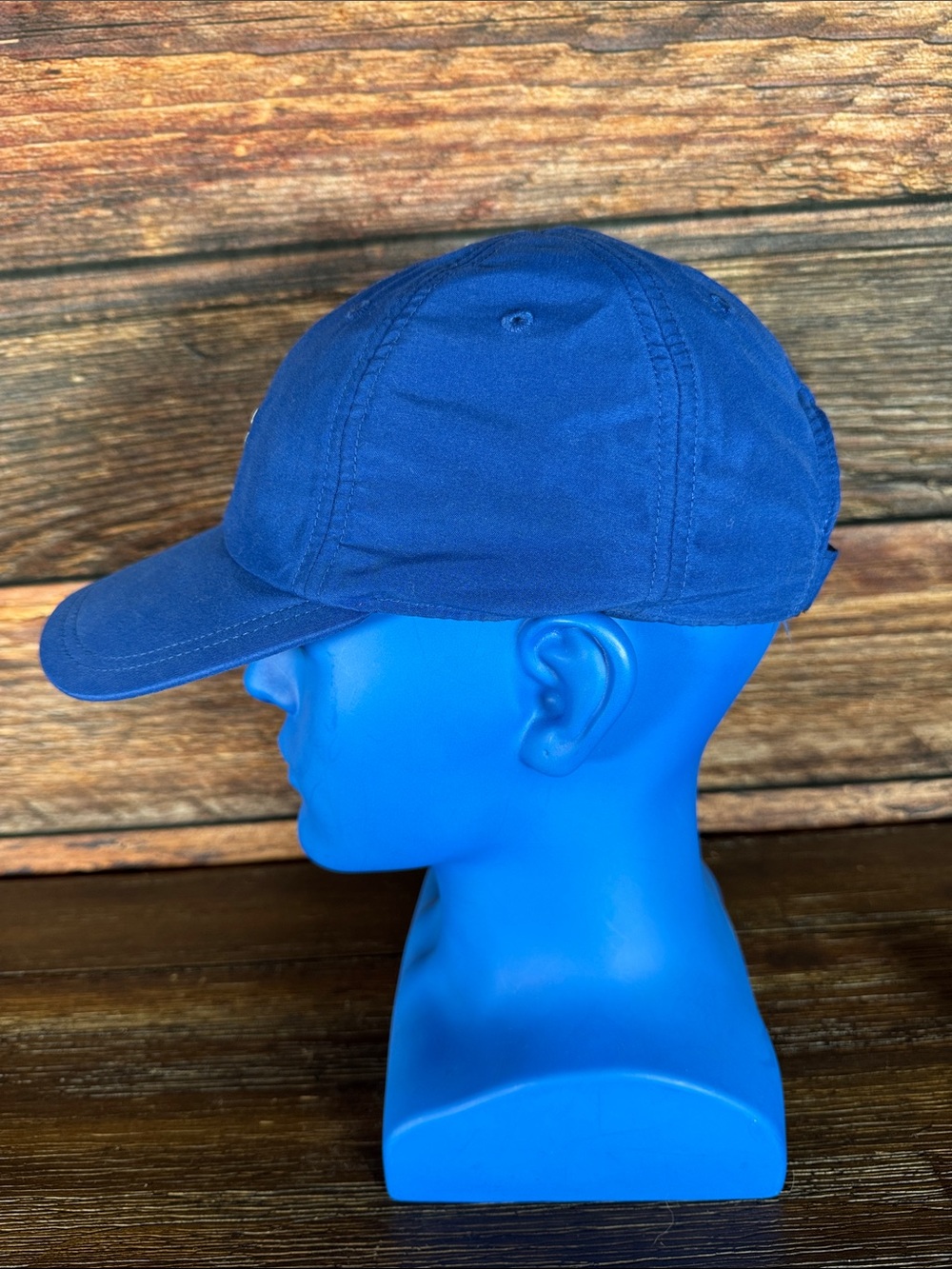 Lacoste Sport Blue Crocodile Velcro Adjustable Hat - Picture 4 of 6